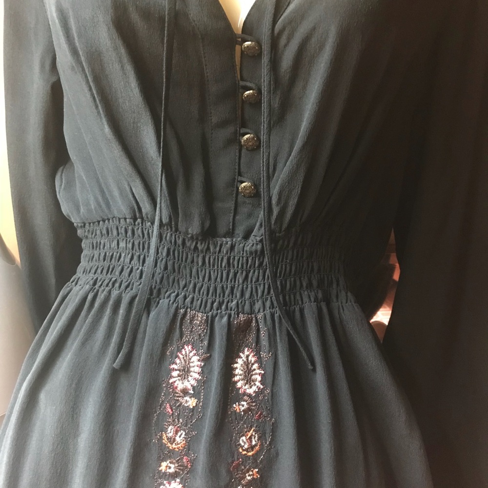 Sanctuary long sleeve blousy dress